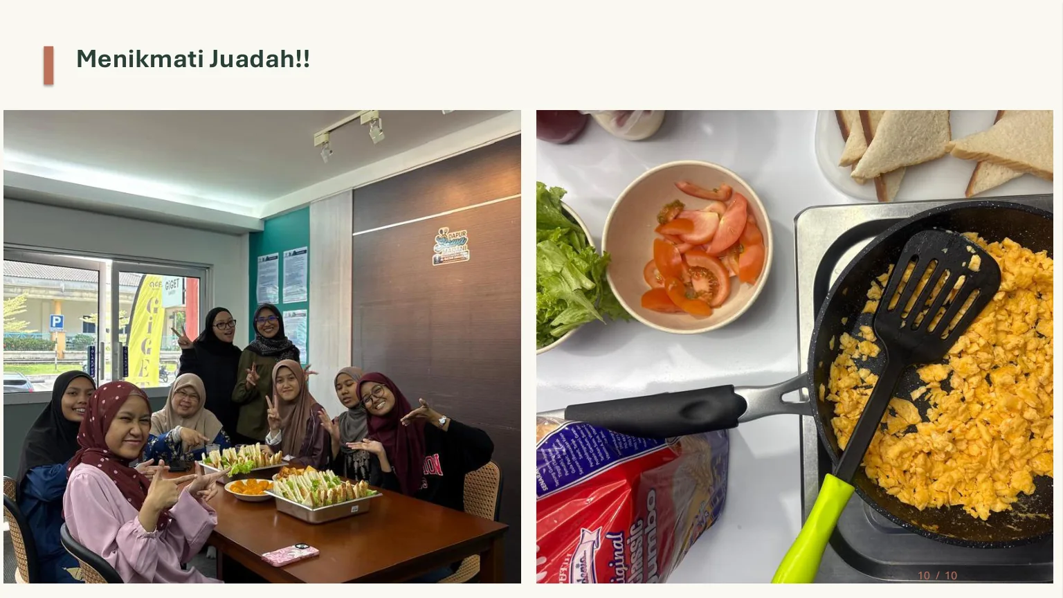 Daripada Memasak hingga Menikmati Juadah Bersama